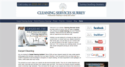 Desktop Screenshot of cleaningservicessurrey.co.uk